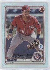 2020 Bowman 1st Edition Sky Blue Foil Drew Mendoza #BFE-71 0o6v