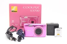 works MINT w/BOX Nikon Coolpix S3600 Pink 21.0MP 8x Digital Camera From JAPAN