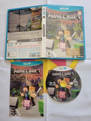 Minecraft Wii U Edition (Nintendo Wii U, 2016) Complete In Box CIB