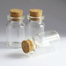 Tiny 6ml Jars Vials Lots Borosilicate 22x35mm 30-100 pieces Wishing bottles
