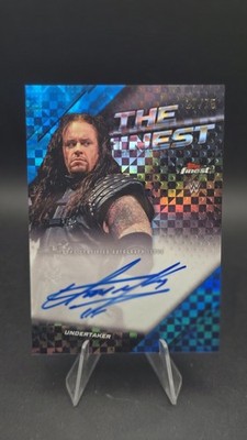 2025 Topps Finest WWE - The Finest Autographs Undertaker #TFA-UND /75