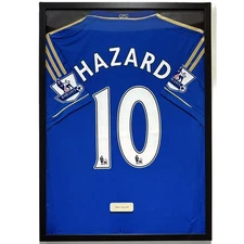 Chelsea Eden Hazard Jersey Framed, Eden Hazard Shirt Framed