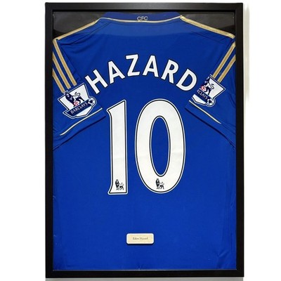 Chelsea Eden Hazard Jersey Framed, Eden Hazard Shirt Framed