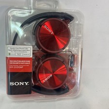 Sony MDR-ZX310AP Hands Free Headphones Red New In Package