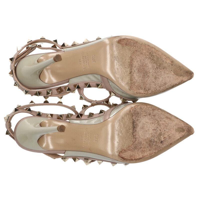 Valentino Garavani Pumps Heel Studded Leather Multicolor EU37.5/US7.5 116203c thumbnail 13