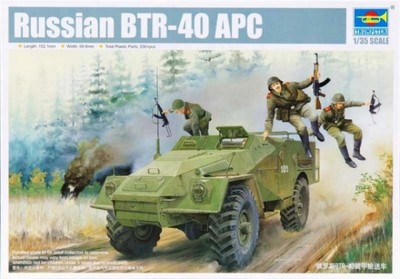 Trumpeter 05517 RUSSIAN BTR-40 APC 1:35 Modellbausatz