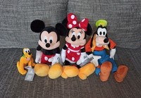Neu# Disney Store Micky Mickey Minnie Maus Goofy Pluto PlüSch Stofftiere Ca.50Cm