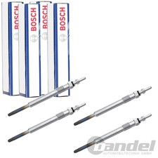 4x BOSCH DURATERM GLÜHKERZEN 0 250 212 018 passend für 4-ZYLINDER AUDI A4 A6 A8