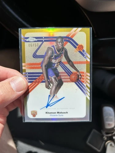 2025 Topps Chrome Khaman Maluach Next Stop Signatures (RAW)