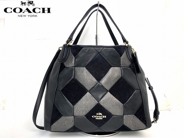beautiful  COACH Patchwork Leather 2Way Shoulder … - image 1