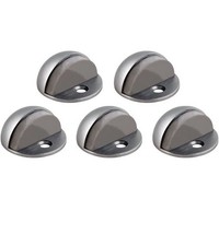 H-3 .Design House 5 Pack Dome Door Stops in Satin Nickel 181883