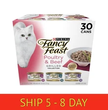 Purina Fancy Feast Grilled Kitten Foo...Poultry & Beef, 3 oz Cans (30 Pack) (WA)