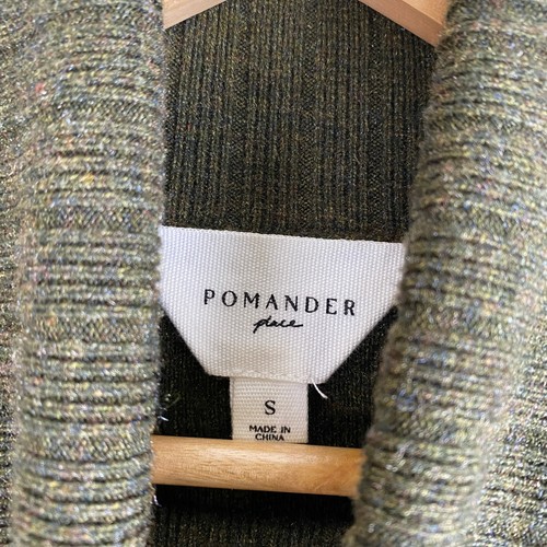 Tuckernuck Vivianne Dress Size S Moss Olive Green Sweater Mini Pomander Place - Picture 11 of 14