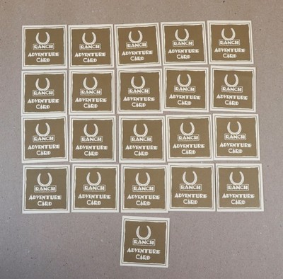 Herd Your Horses Vintage Board Game 2002 Replacement 21 Ranch Adventure Cards