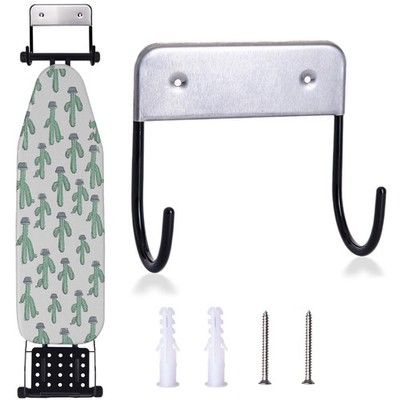 Ironing Board Hanger Wall Mount, Ironing Board Holder for Y or T Shaped,Stain...