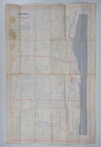 1978 "The Map" Kenosha County Wisconsin Area By The Seeger Map Co. Vintage - Imagen 4 de 4