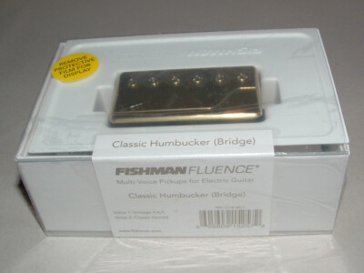 Fishman Fluence PRF-CHB-BG1 6 String Classic Humbucker Bridge (Gold) New
