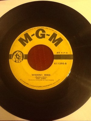 JONI JAMES Record WISHING RING HAVE YOU HEARD 45 RPM