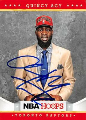 Quincy Acy autographed Basketball Card (Baylor) 2012 Panini Hoops