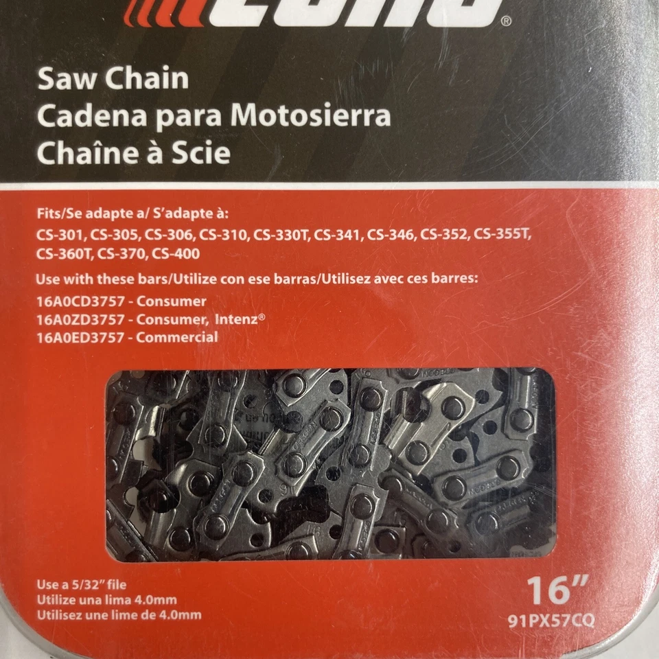 Echo 16 pulgadas Cadena de motosierra Xtraguard, 91PX57CQ Foto 2 de 4