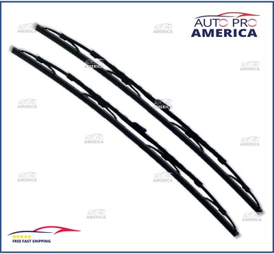 21'' Inch UNIVERSAL Bracketless Windshield Wiper Blades SET 2pcs OEM VALEO SWF