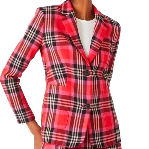 Kate Spade New York Wool Blend Boucle Broadway Coat Black size 6