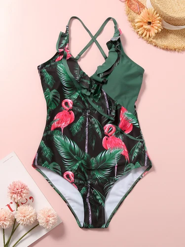 Damen Einteiler Badeanzug Bauch Kontrolle Sexy Sommer Strand Monokini Bademode US - Bild 26 von 41