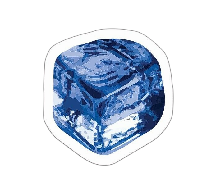 Ice Cube Sticker Decal