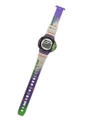 Vintage LCD Digital Watch Casio SKX-1000 Purple Green With Box | eBay