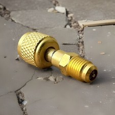 HVAC R32 Reverse Thread 1/4” Female, 1/4” Male Adapter For A2L R454B/R32 Tanks