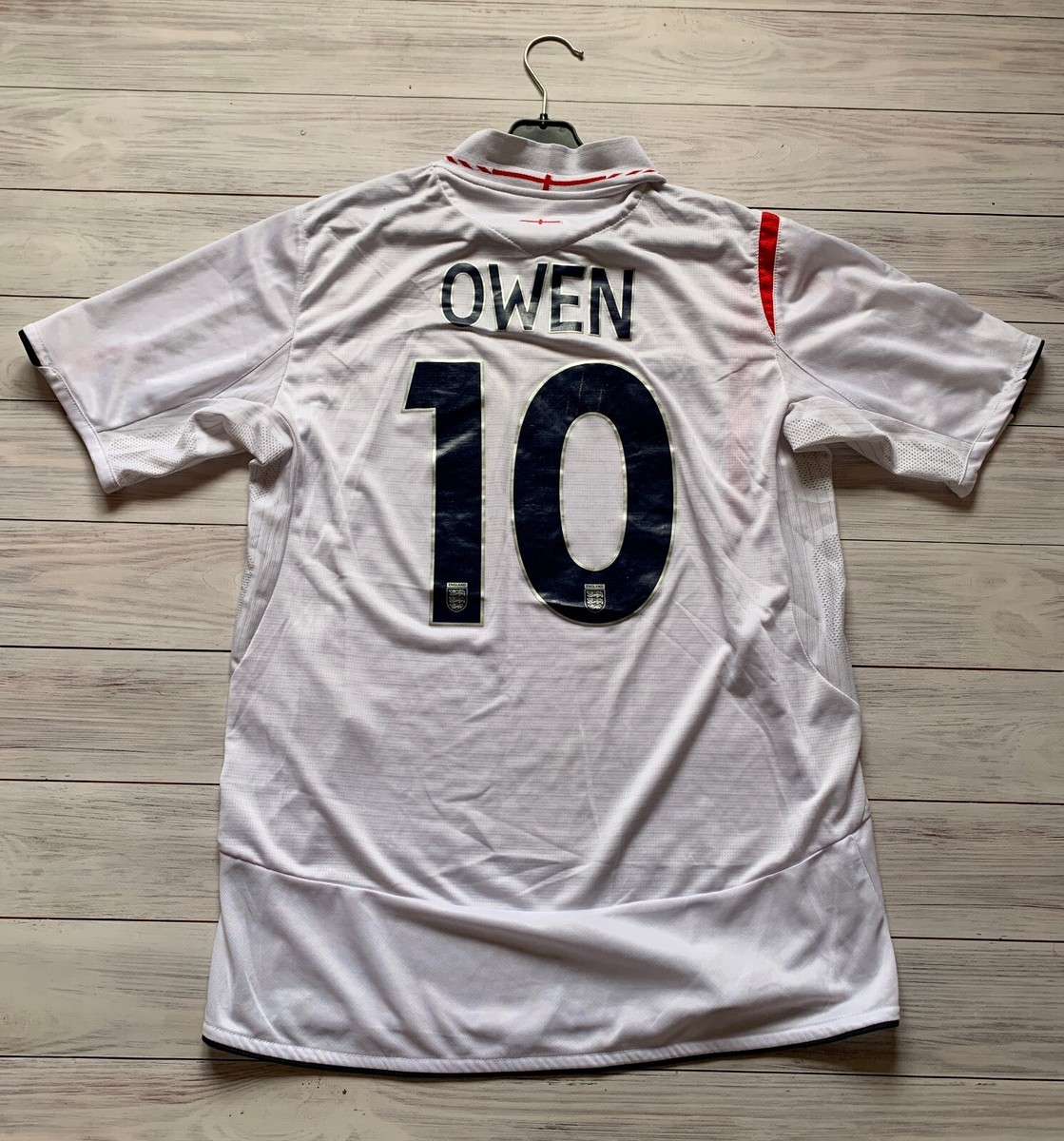 England 2005 - 2007 Home football shirt jersey Umbro size M #10