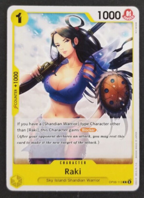Raki 2024 One Piece Card Bandai (NM)