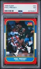 1986-87 Fleer Basketball ROOKIE Paul Pressey #19 - PSA 7 - Milwaukee Bucks