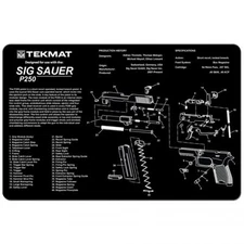 TekMat For SIG SAUER P250 CLEANING MAT - 11" X 17"