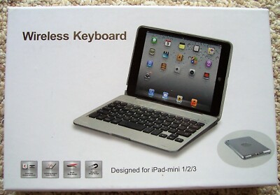 ONHI Wireless Tablet Keyboard For iPAD MINI 1/2/3 Silver