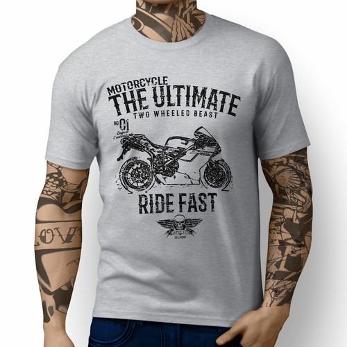 Camiseta JL Ultimate Illustration For A Ducati 1098S para Fanático de Motocicleta - Imagen 13 de 24