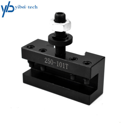 2 Piece Piston Type Tool Post Tool Holder Set AXA 250-100  for Lathe 6 - 12''