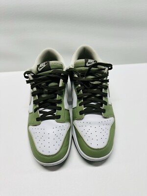 Nike Dunk Low White/Light Bone/Olive Men's Size 11.5 | eBay