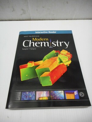Holt McDougal Modern Chemistry Interactive Reader Paperback 
