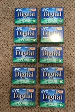 Lot of 10 JVC DVM60 Mini DV 60ME Digital Video Cassette DV60ME - NEW SEALED