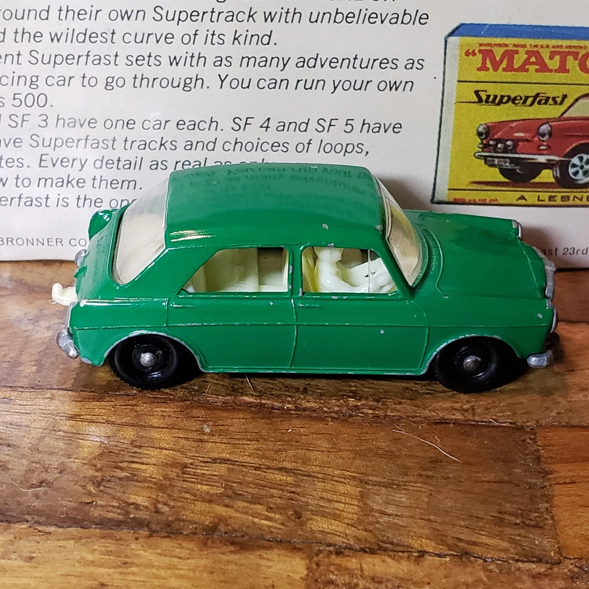 VINTAGE LESNEY MATCHBOX SERIES NO. 64 MG 1100 - NO BOX * RARE * (2)