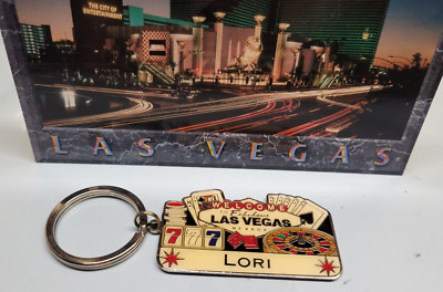 LAS VEGAS PERSONALIZED LORI KEYCHAIN SOUVENIR NOS - U