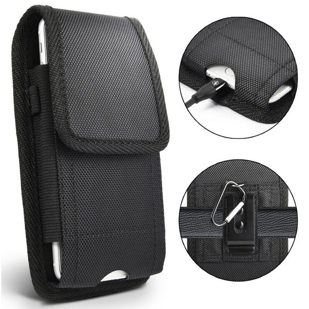 Vertical Cell Phone Holster Pouch Wallet Case With Belt Clip For Phone ...