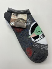 STAR WARS MANDALORIAN Americana Women's No Show Socks, 3-Pack NWT, Size 4-10
