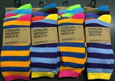 Mens pairs 3 ,6,12 Design Lycra Cotton U- Wear Casual Design Shoe Socks