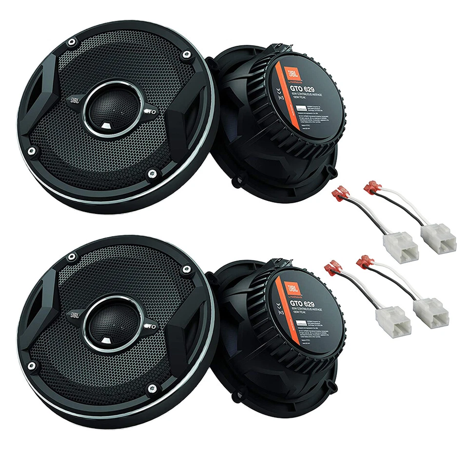 Paquete de repuesto de altavoz delantero y trasero JBL de 6,5" para Jeep Wrangler 2007-2017 Foto 2 de 4