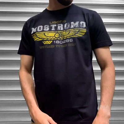 Aliens Nostromo Crew Mitglied T-Shirt Weyland Yutani Corp Xenomorph Film - Bild 1 von 2