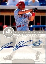 1999 SP Authentic - Chirography Ivan Rodriguez #IR (AU) for sale 