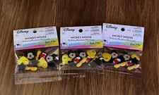 New DRESS IT UP Disney Mickey Mouse Hearts Stars Buttons Lot 