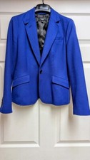 Vintage Talbots Blue Wool Blazer size 4p